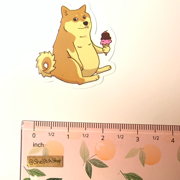 Shiba Inu Vinyl Sticker - Picture 2 of 2